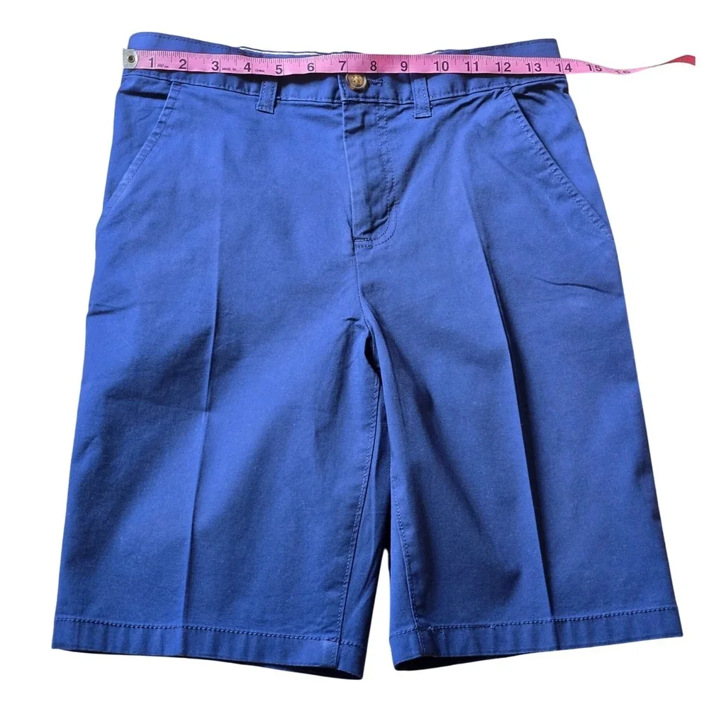 Carter's Boys Navy Uniform Chino Shorts Size 12 Regular School Stretch